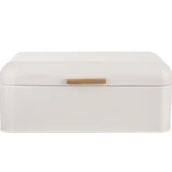 WHITELINE brödlåda i metall 42x24x16,5 cm