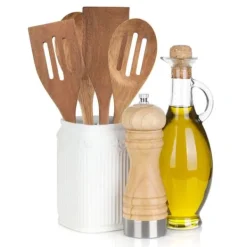 Hålslevar-WHITELINE hålslev i trä 30 cm