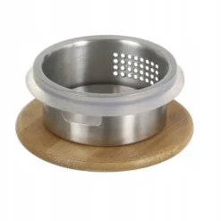 Wilmax glaskanna med bambulock 2400 ml | kanna för varma eller kalla drycker | vattenkanna i borosilikatglas | lämplig för gas- eller elektriska spisa | CDON