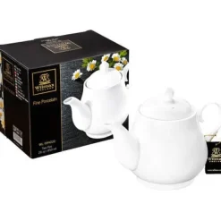 Wilmax teekanna 850 ml av porslin med inbyggd filter