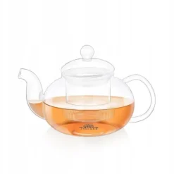 Tebryggare-WILMAX Tekanna Glas 770 ml – Värmebeständig Tebryggare med Glasfilter | Thermo Glass