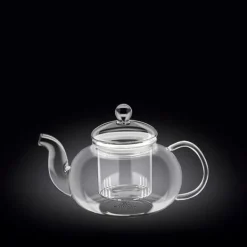 Kaffe- & Tekannor-Wilmax tekanna i glas 620 ml med glasfilter, spissäker