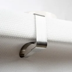 Dukclips & -Vikter-4x stålklämmor hållarklämma för bordsduk, vaxduk, bordsskiva