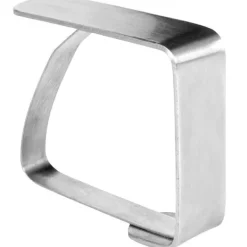 Dukclips & -Vikter-4x stålklämmor hållarklämma för bordsduk, vaxduk, bordsskiva