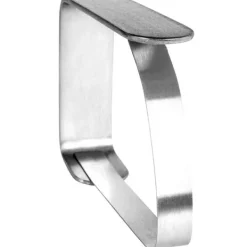 Dukclips & -Vikter-4x stålklämmor hållarklämma för bordsduk, vaxduk, bordsskiva