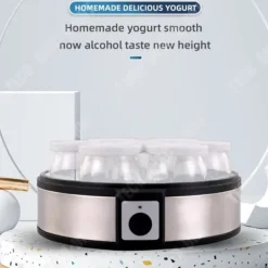 Yaourtière - TD® - Stor kapacitet 1,26 L - Mekanisk kontroll - 7 koppar - Plast ABS