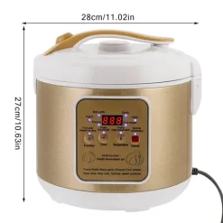 Yogurtmaskiner-Yoghurtmaskin, Stort Kapacitet, Hållbar Konstruktion,Brun