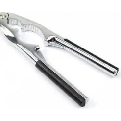 Zinklegering Nötknäppare Halkfritt grepp Mutterskärare Köksverktyg Svart