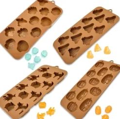 Kakformar-ZOOMPIL Halloween Silikonformar 4 delar Bruna