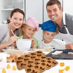 Kakformar-ZOOMPIL Halloween Silikonformar 4 delar Bruna