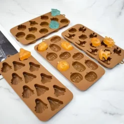 Kakformar-ZOOMPIL Halloween Silikonformar 4 delar Bruna