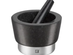 Mortlar & Mortelstötar-ZWILLING Spices Mortel i granit och massiv botten i 18/10 mattborstat RF stål.