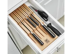 ZWILLING unspecific Knivförvaring i bok - L 41 x B 15,5 x H 4,8 cm. Passar i standard kökslådor. Med plats för upp till 12 knivar